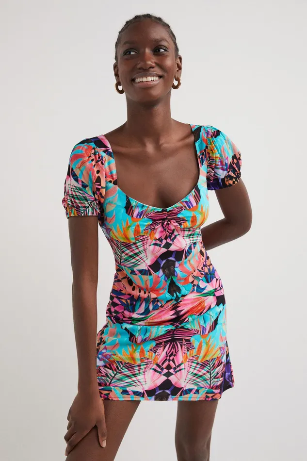 Arty Print Dress Women Desigual Dresses