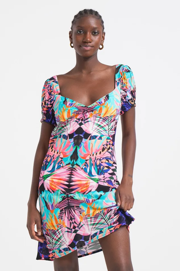 Arty Print Dress Women Desigual Dresses