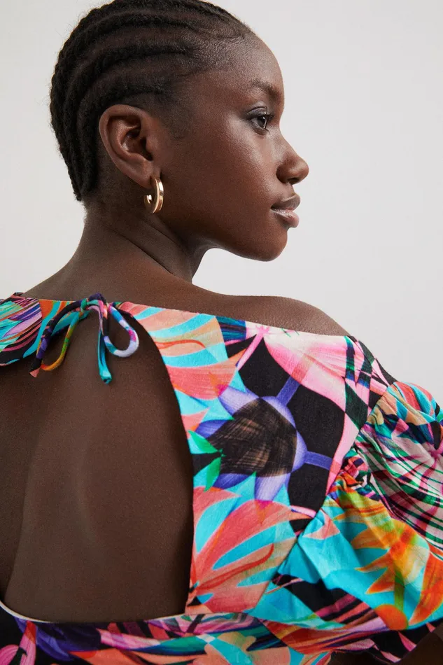 Arty Print Dress Women Desigual Dresses