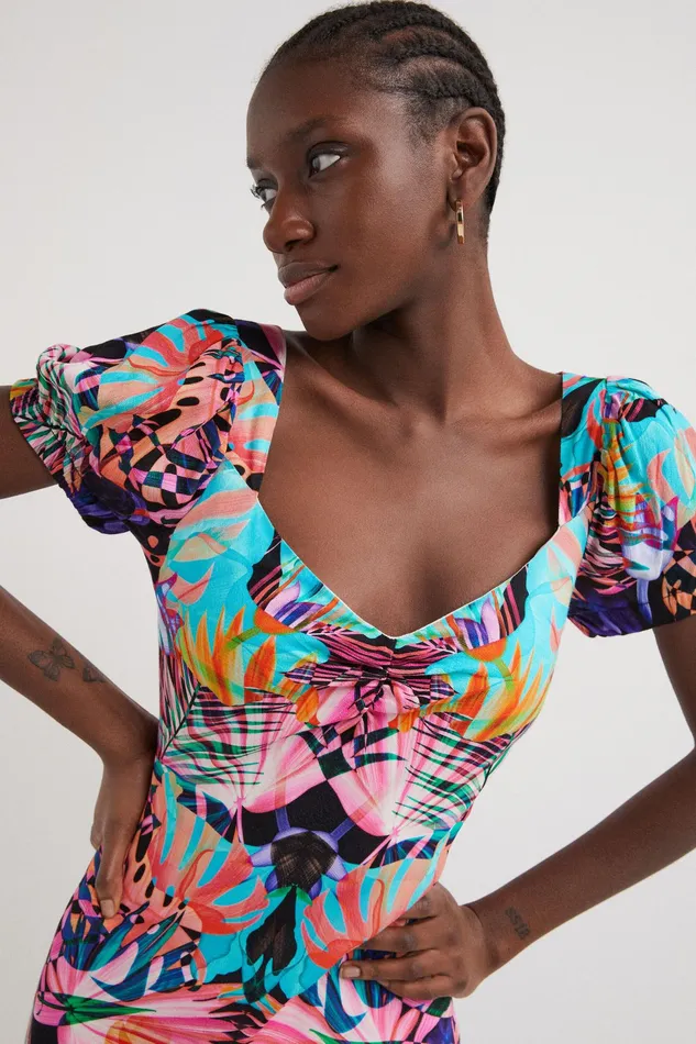 Arty Print Dress Women Desigual Dresses