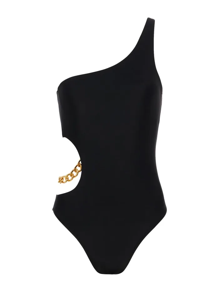Ava Chain OnePiece Swimsuit Black Women L039Agence Swimwear Ava Chain OnePiece Swimsuit Black Women L039Agence Swimwear