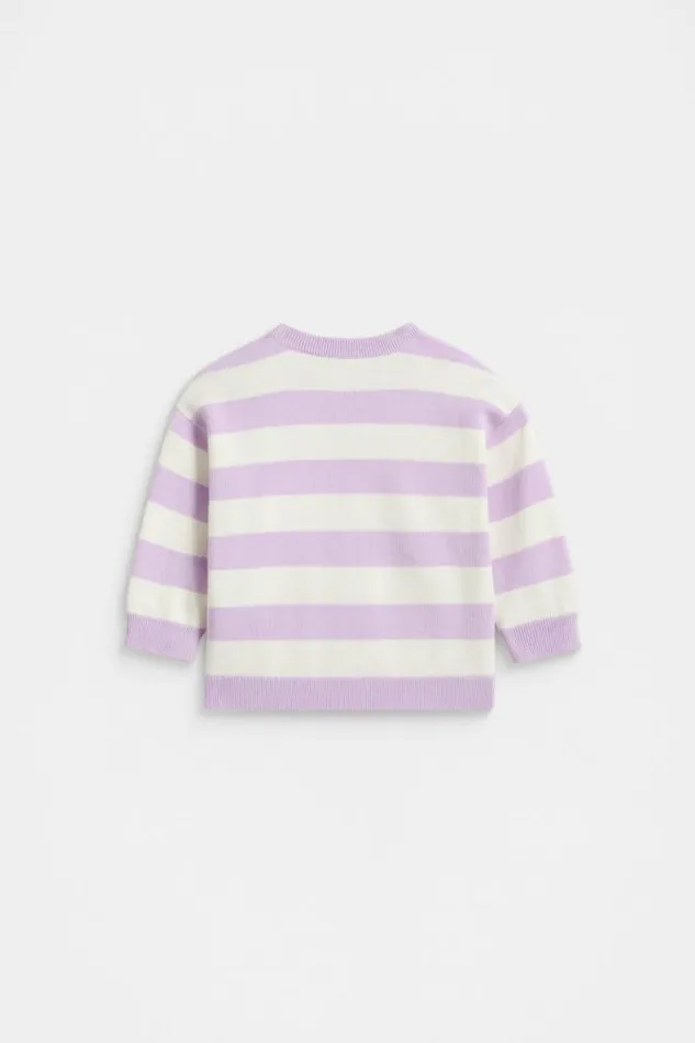 Baby Knitwear and Sweaters Seed Heritage Essential Knit Sweater Soft Lilac