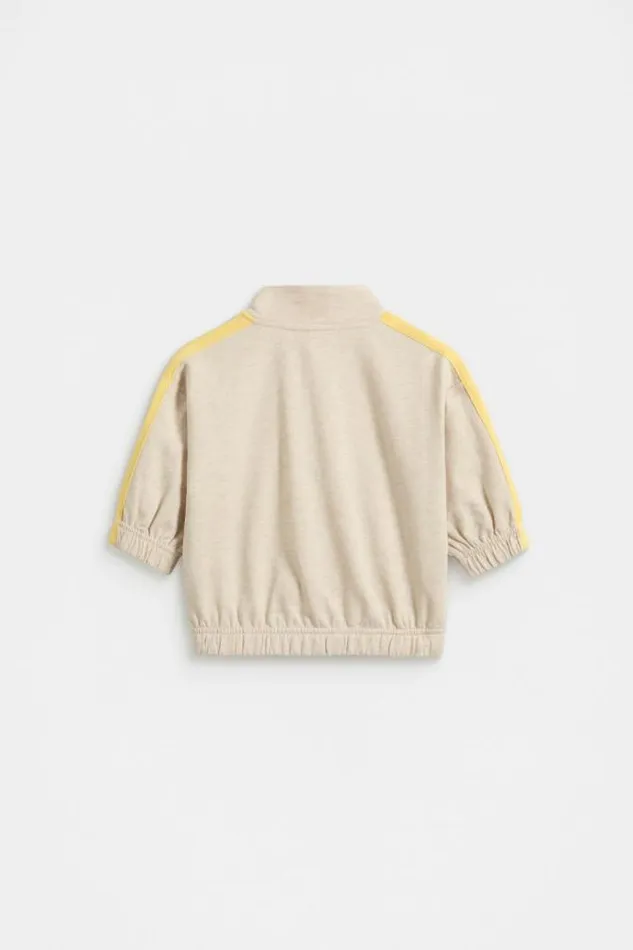 Baby Knitwear and Sweaters Seed Heritage Side Stripe Sweat Oat Marle