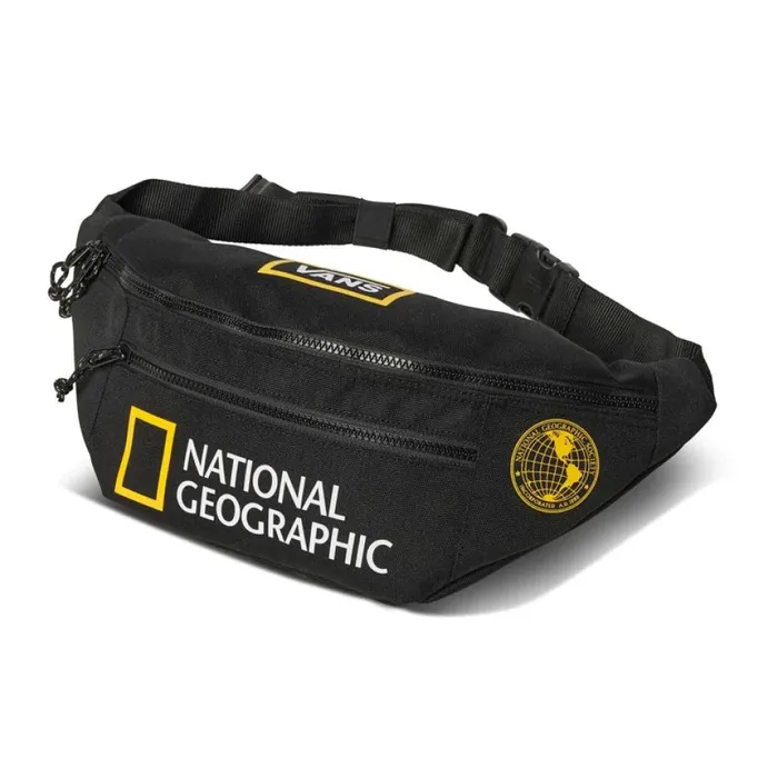 Backpacks and Bags Vans Men National Geographic Ward Cross Body Pack BlackYellow