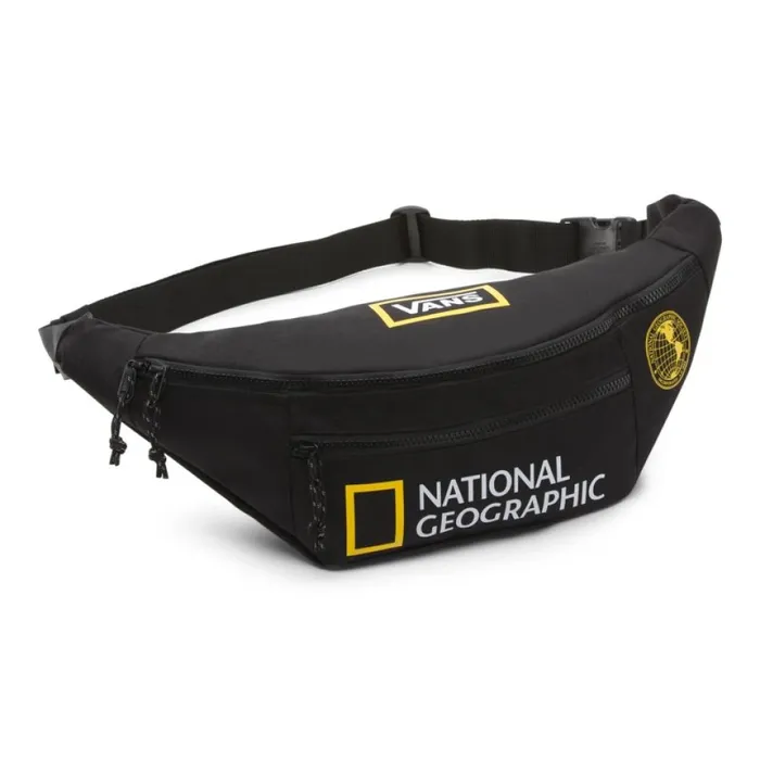 Backpacks and Bags Vans Men National Geographic Ward Cross Body Pack BlackYellow