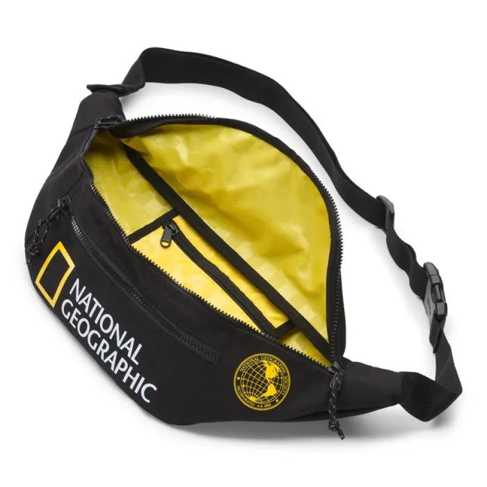 Backpacks and Bags Vans Men National Geographic Ward Cross Body Pack BlackYellow