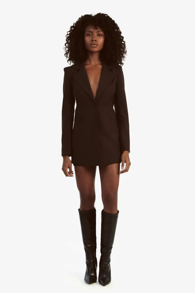 Bardot Blazers Women Austyn Blazer In Dark Chocolate Dark Chocolate Bardot Blazers Women Austyn Blazer In Dark Chocolate Dark Chocolate