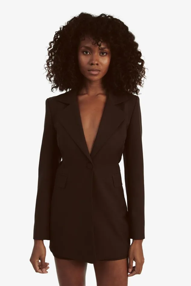 Bardot Blazers Women Austyn Blazer In Dark Chocolate Dark Chocolate Bardot Blazers Women Austyn Blazer In Dark Chocolate Dark Chocolate
