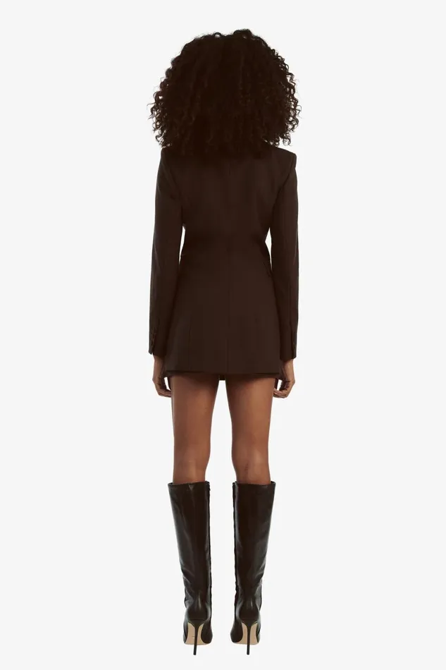 Bardot Blazers Women Austyn Blazer In Dark Chocolate Dark Chocolate Bardot Blazers Women Austyn Blazer In Dark Chocolate Dark Chocolate