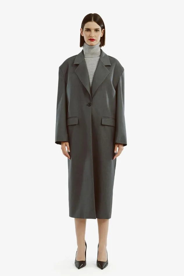 Bardot Coats Women Maika Oversized Coat In Dark Grey Dark Grey Bardot Coats Women Maika Oversized Coat In Dark Grey Dark Grey