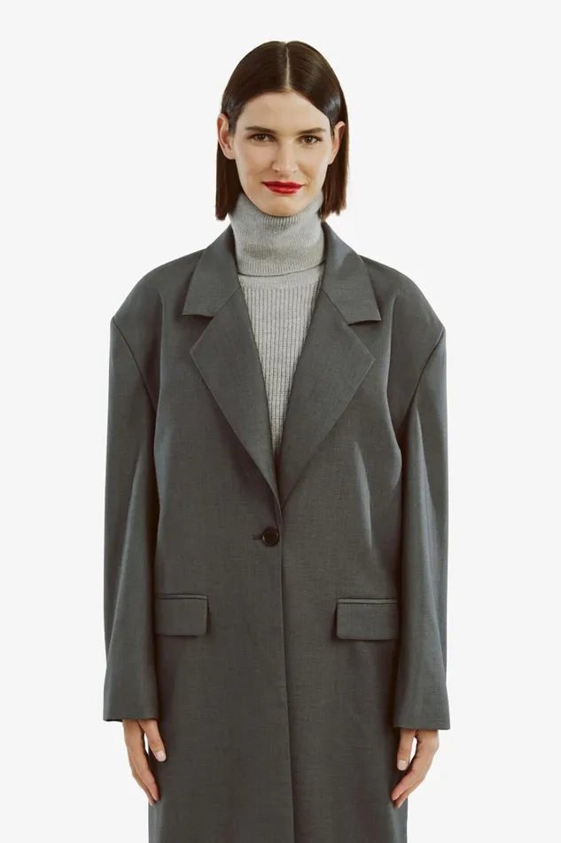Bardot Coats Women Maika Oversized Coat In Dark Grey Dark Grey Bardot Coats Women Maika Oversized Coat In Dark Grey Dark Grey