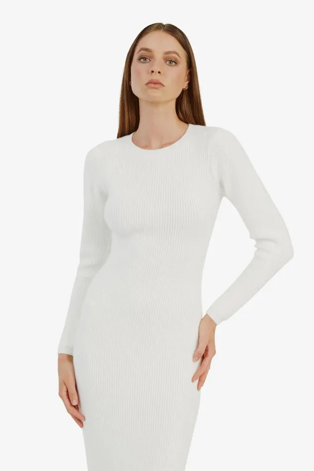Bardot Day To Night Dresses Women Kavala Knit Maxi Dress In Ivory Ivory Bardot Day To Night Dresses Women Kavala Knit Maxi Dress In Ivory Ivory