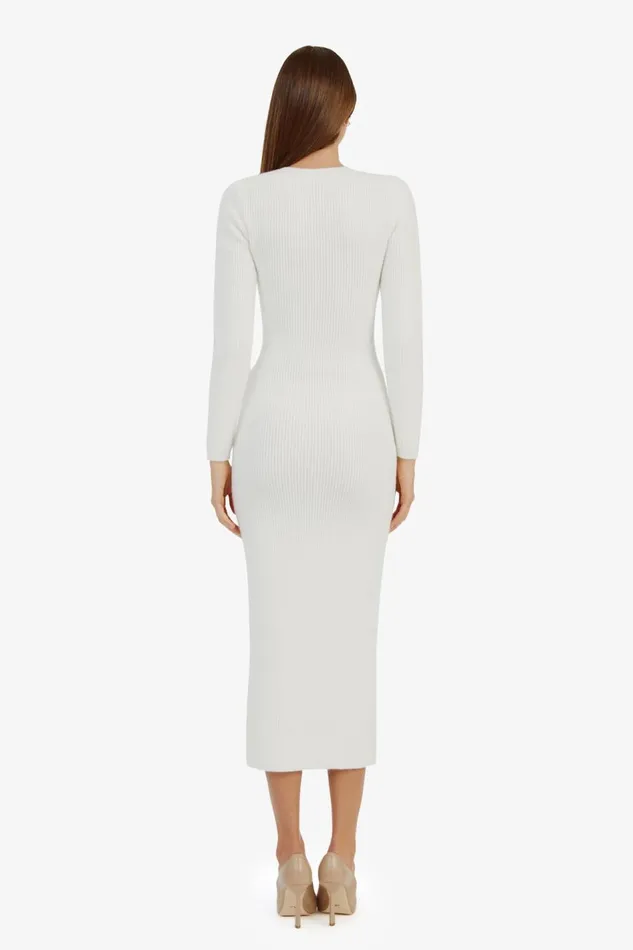 Bardot Day To Night Dresses Women Kavala Knit Maxi Dress In Ivory Ivory Bardot Day To Night Dresses Women Kavala Knit Maxi Dress In Ivory Ivory