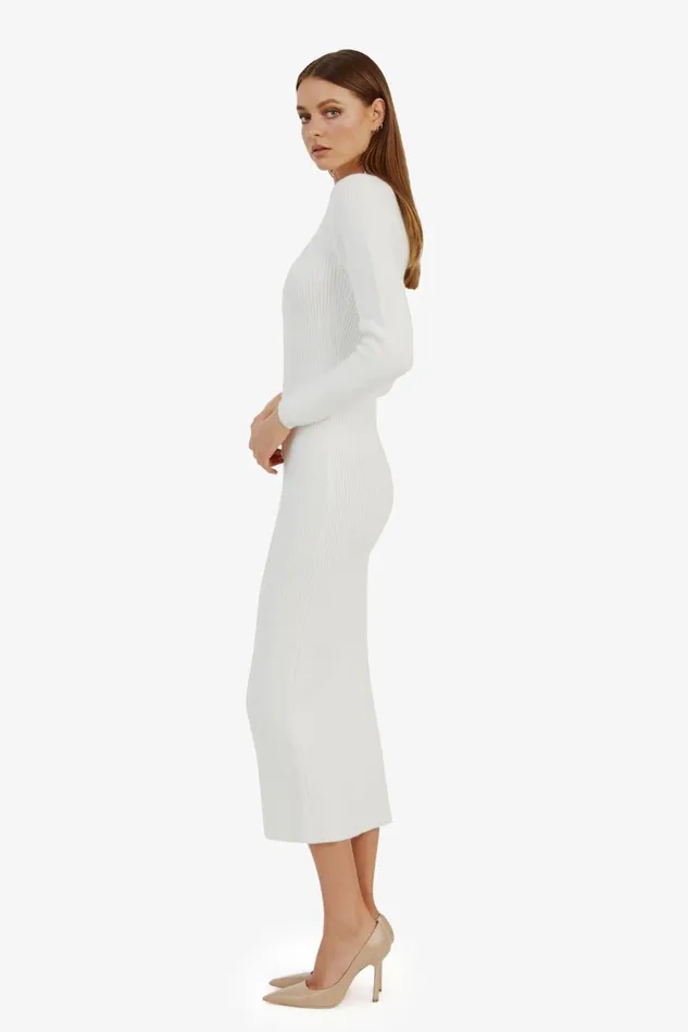 Bardot Day To Night Dresses Women Kavala Knit Maxi Dress In Ivory Ivory Bardot Day To Night Dresses Women Kavala Knit Maxi Dress In Ivory Ivory