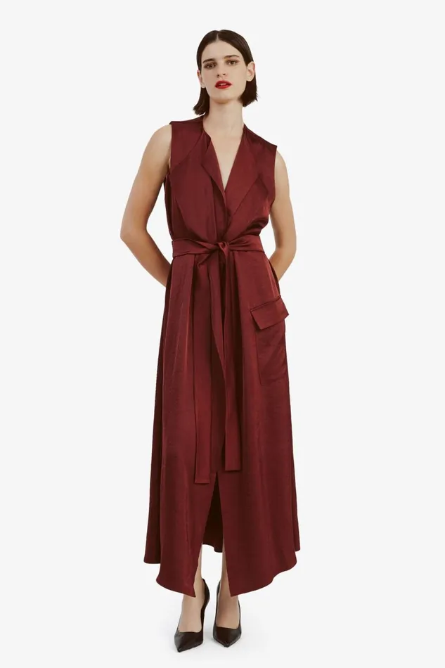 Bardot Day To Night Dresses Women Lanza Midi Dress In Burgundy Burgundy Bardot Day To Night Dresses Women Lanza Midi Dress In Burgundy Burgundy