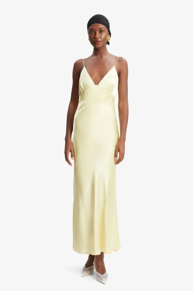 Bardot Occasion Dresses Women Capri Diamonte Slip Dress In Canary Yellow Canary Yellow Bardot Occasion Dresses Women Capri Diamonte Slip Dress In Canary Yellow Canary Yellow