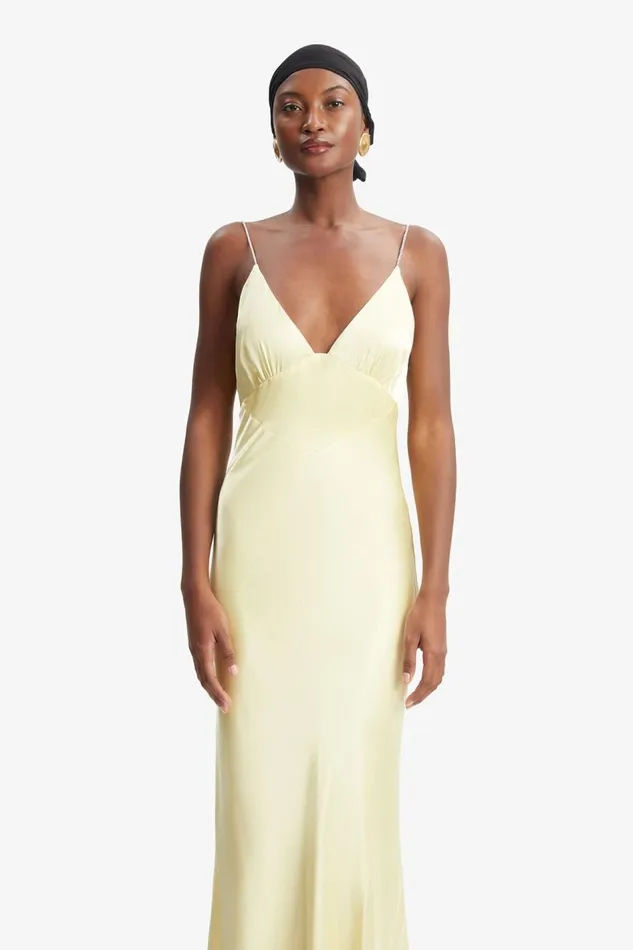 Bardot Occasion Dresses Women Capri Diamonte Slip Dress In Canary Yellow Canary Yellow Bardot Occasion Dresses Women Capri Diamonte Slip Dress In Canary Yellow Canary Yellow