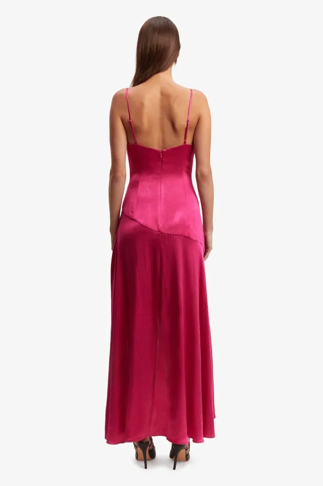 Bardot Occasion Dresses Women Sorella Midi Dress In Magenta Magenta Bardot Occasion Dresses Women Sorella Midi Dress In Magenta Magenta