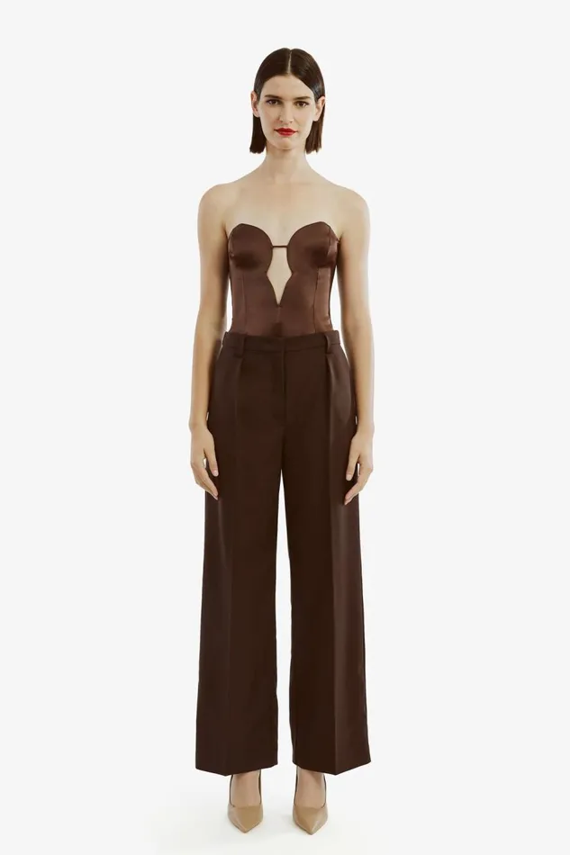 Bardot Pants Women Callista Pant In Dark Chocolate Dark Chocolate Bardot Pants Women Callista Pant In Dark Chocolate Dark Chocolate