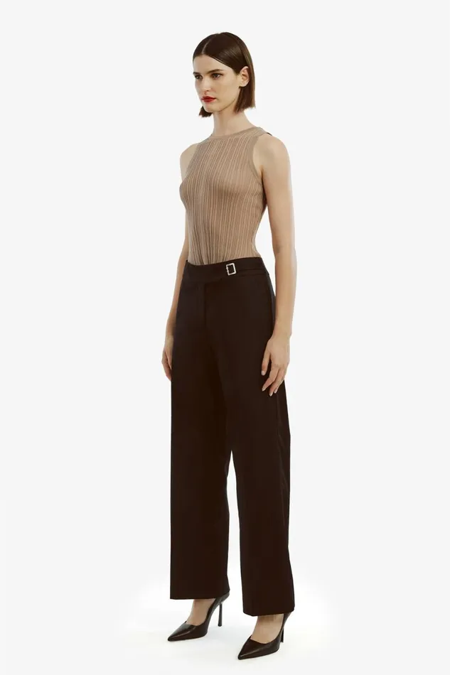 Bardot Pants Women Ilaria Straight Leg Pant In Black Black Bardot Pants Women Ilaria Straight Leg Pant In Black Black