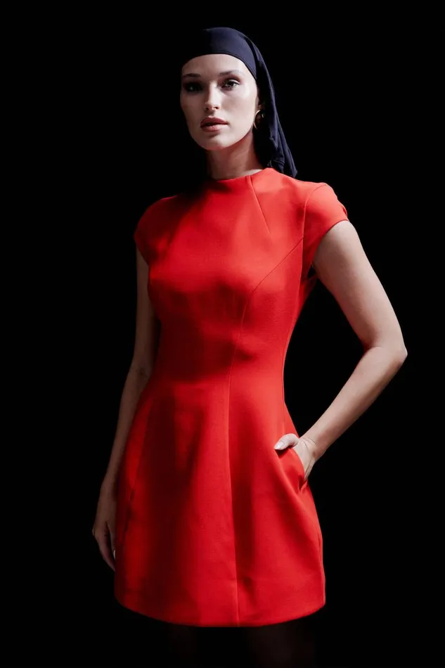 Bardot Party Dresses Women Delphi Hourglass Mini Dress In Deep Red Deep Red Bardot Party Dresses Women Delphi Hourglass Mini Dress In Deep Red Deep Red