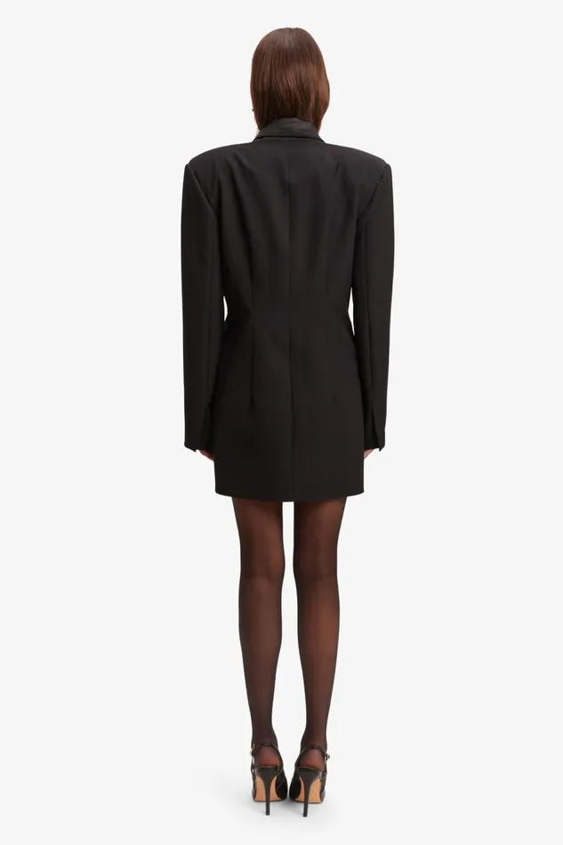 Bardot Party Dresses Women Joelle Tuxedo Dress In Black Black Bardot Party Dresses Women Joelle Tuxedo Dress In Black Black