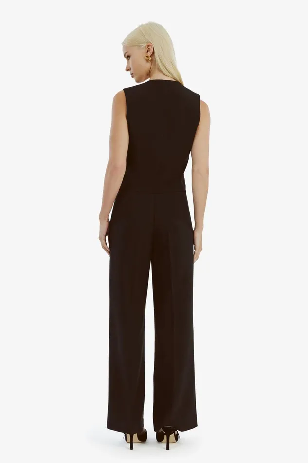Bardot Party Tops Women Marla Longline Vest In Black Black Bardot Party Tops Women Marla Longline Vest In Black Black