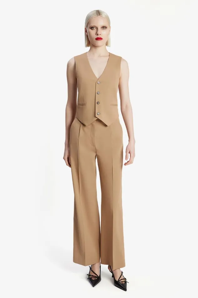 Bardot Party Tops Women Mayve Vest In Camel Camel Bardot Party Tops Women Mayve Vest In Camel Camel
