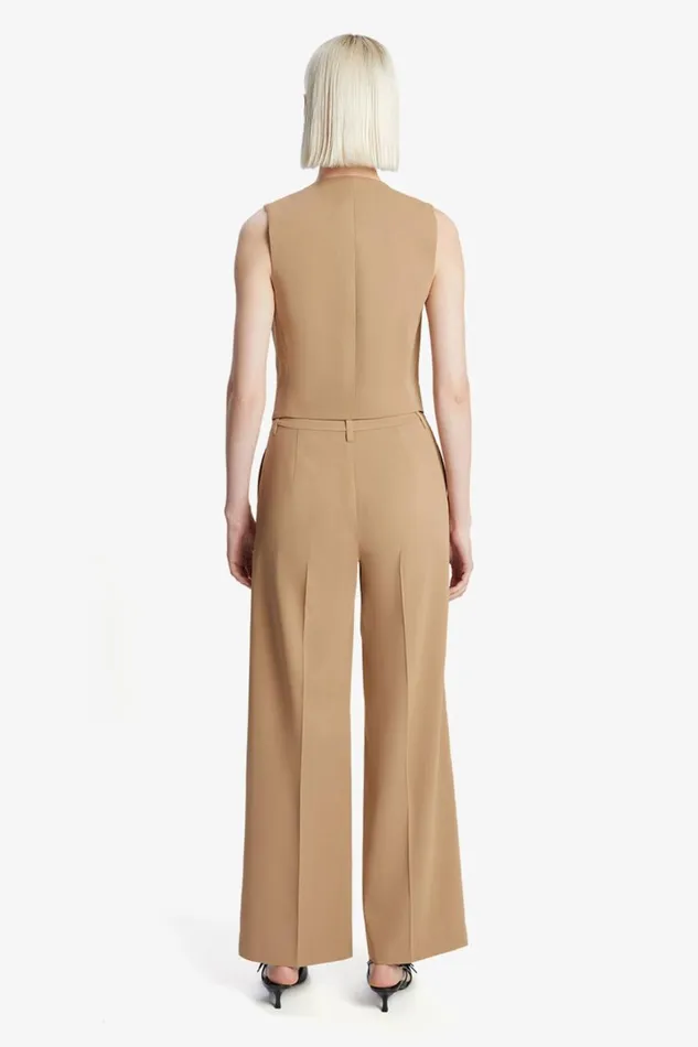 Bardot Party Tops Women Mayve Vest In Camel Camel Bardot Party Tops Women Mayve Vest In Camel Camel