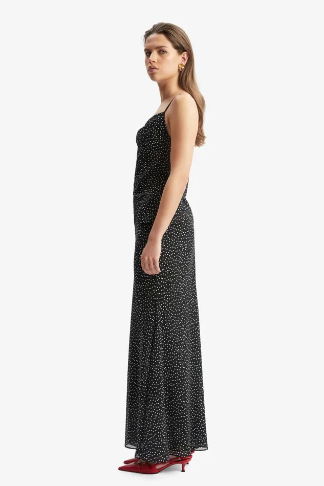 Bardot Party Tops Women Monroe Cowl Neck Spot Cami In Black Spot Black Spot Bardot Party Tops Women Monroe Cowl Neck Spot Cami In Black Spot Black Spot