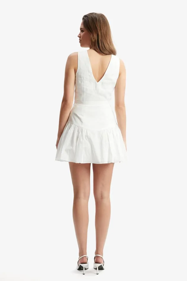 Bardot Skirts Women Amorette Cotton Mini Skirt In Orchid White Orchid White Bardot Skirts Women Amorette Cotton Mini Skirt In Orchid White Orchid White