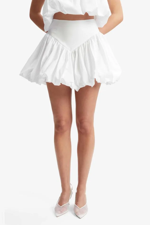 Bardot Skirts Women Lissett Poplin Mini Skirt In Orchid White Orchid White Bardot Skirts Women Lissett Poplin Mini Skirt In Orchid White Orchid White
