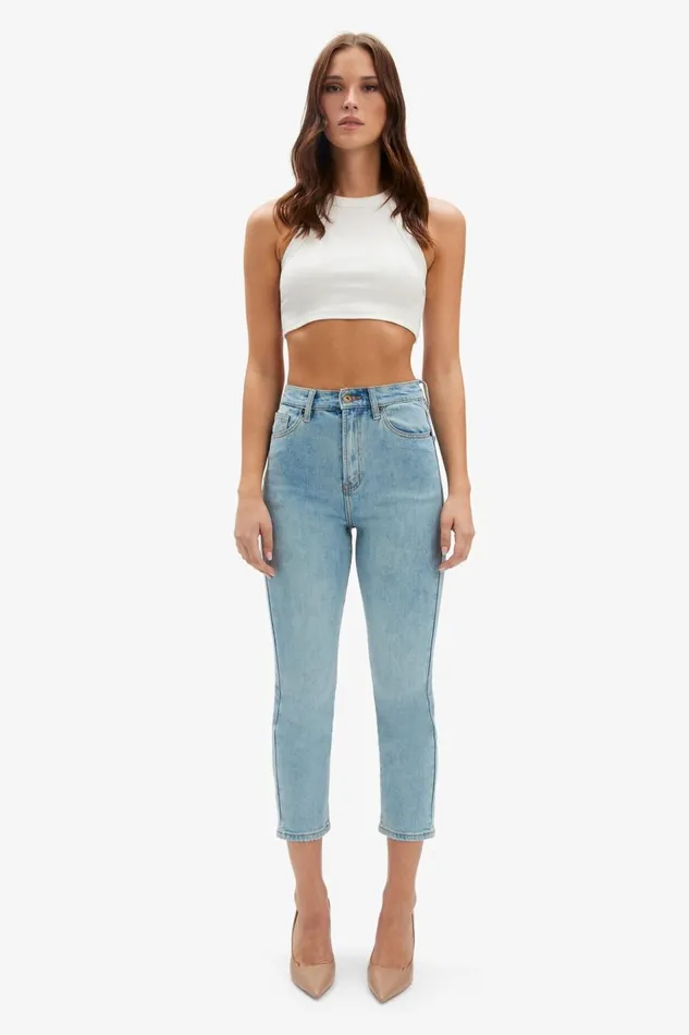Bardot Straight Jean Women Heidi Straight Leg Jeans In Vintage Vintage Bardot Straight Jean Women Heidi Straight Leg Jeans In Vintage Vintage