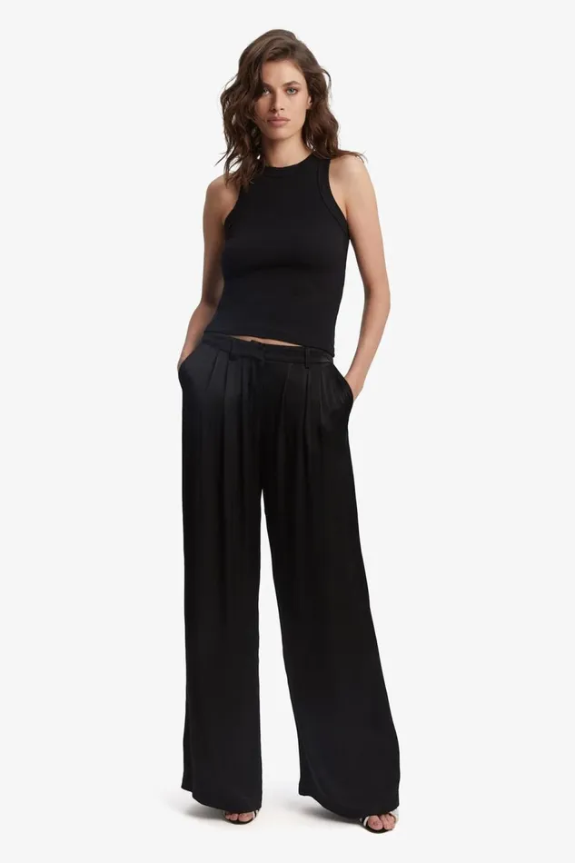 Bardot Tanks and Camis Women Hennesy Tank Top In Black Black Bardot Tanks and Camis Women Hennesy Tank Top In Black Black