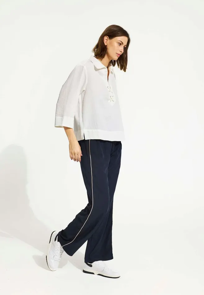 BEA BLOUSE 16556 010 White 010 Women IN FRONT BLOUSES SHIRTS