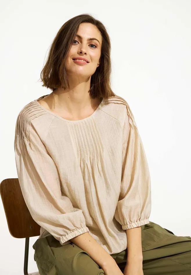 BEATE BLOUSE 16552 189 Light Sand 189 Women IN FRONT BLOUSES SHIRTS