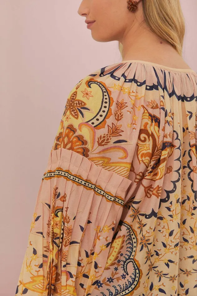 Beige Jaipur Blouse Women FARM Rio Blouses Beige Jaipur Blouse Women FARM Rio Blouses