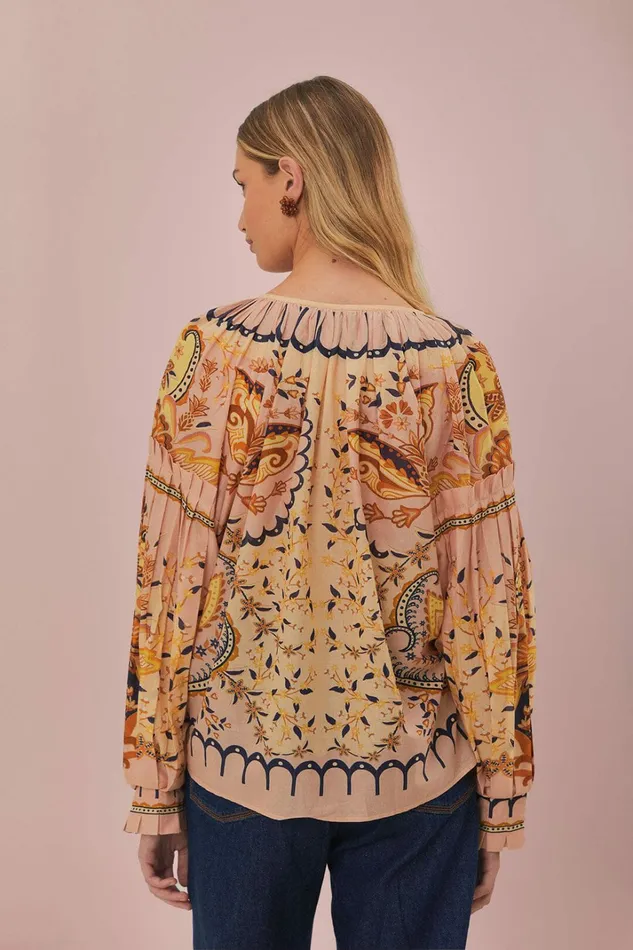 Beige Jaipur Blouse Women FARM Rio Blouses Beige Jaipur Blouse Women FARM Rio Blouses