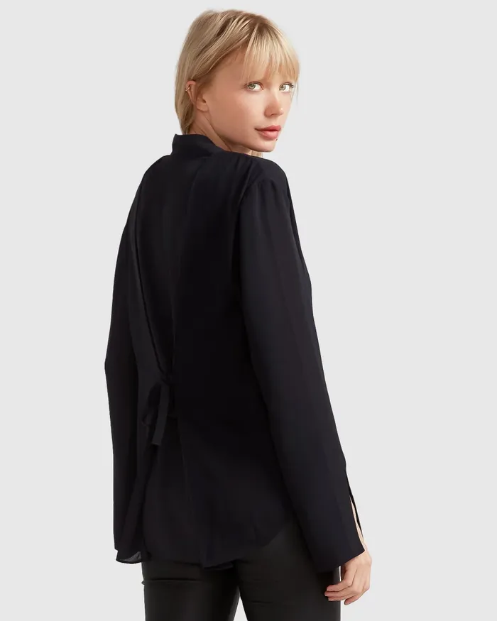 Belle and Bloom Coats and Jackets Women Sheer Genius Lightweight Blazer 8211 Black