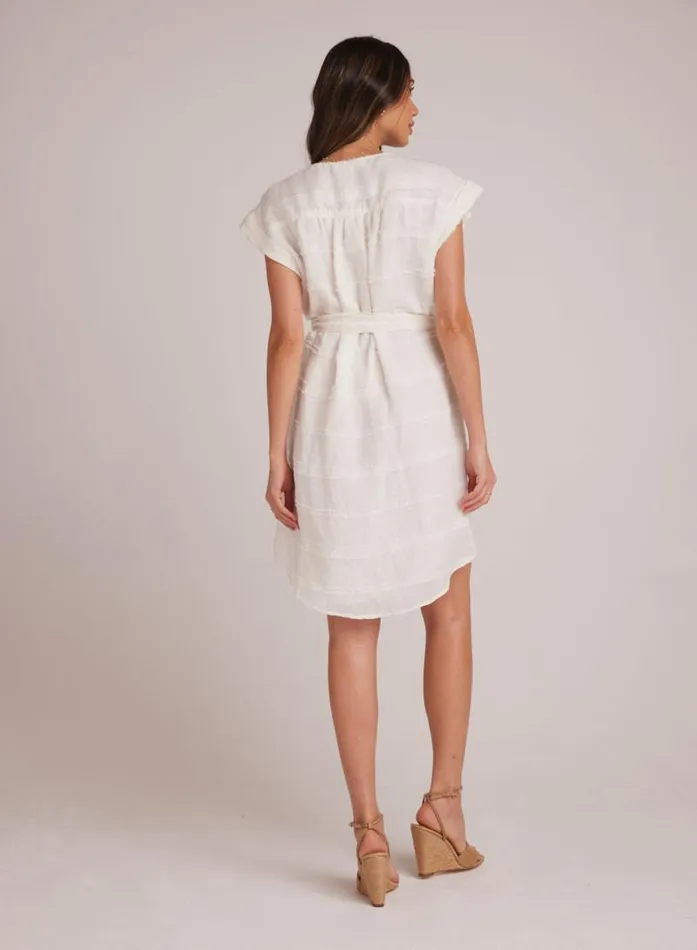 Belted Cap Sleeve Dress 8211 White Women Bella Dahl Mini Dresses Belted Cap Sleeve Dress 8211 White Women Bella Dahl Mini Dresses