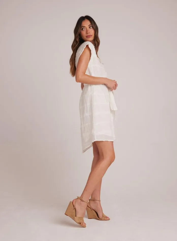 Belted Cap Sleeve Dress 8211 White Women Bella Dahl Mini Dresses Belted Cap Sleeve Dress 8211 White Women Bella Dahl Mini Dresses