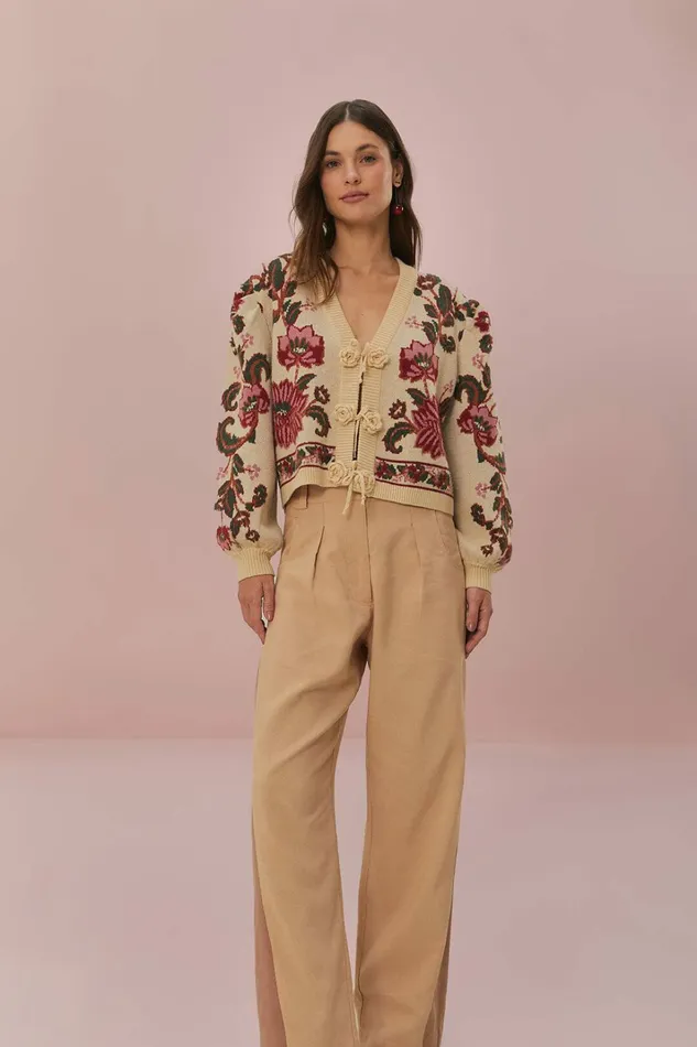 Bicolor High Waist Pants Women FARM Rio Pants Bicolor High Waist Pants Women FARM Rio Pants