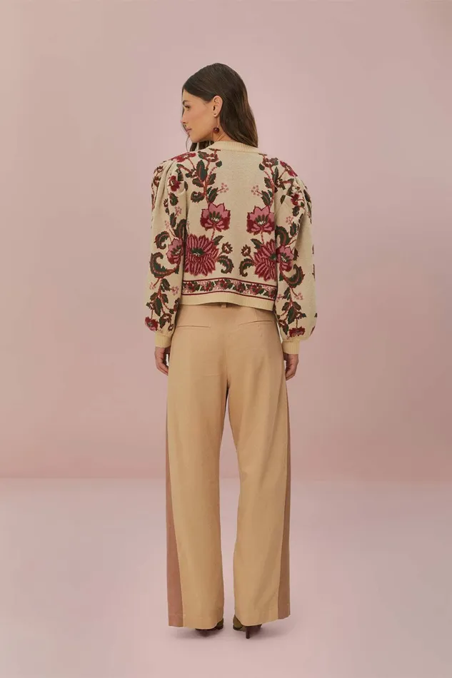 Bicolor High Waist Pants Women FARM Rio Pants Bicolor High Waist Pants Women FARM Rio Pants