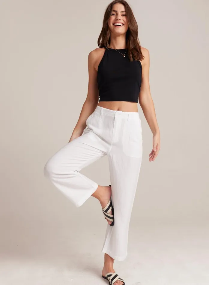 Blakely Utility Wide Leg Crop 8211 White Women Bella Dahl Pants Blakely Utility Wide Leg Crop 8211 White Women Bella Dahl Pants