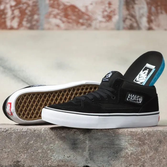 BMX Shoes Vans Men Half Cab Pro BlackBlackWhite