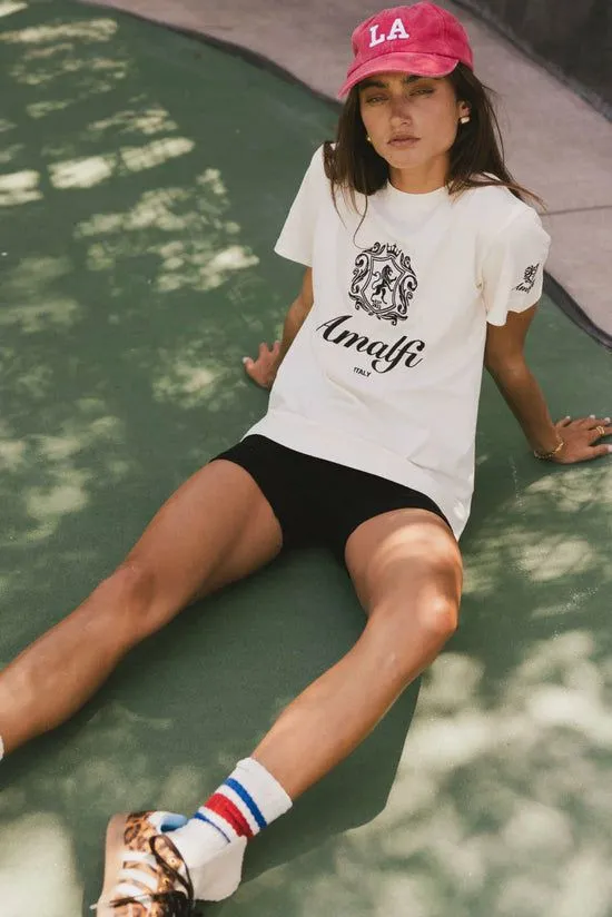 Bohme Amalfi Graphic Tee Ivory Women Loungewear