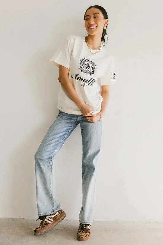Bohme Amalfi Graphic Tee Ivory Women Loungewear