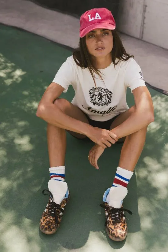 Bohme Amalfi Graphic Tee Ivory Women Loungewear