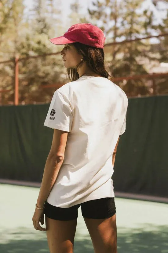Bohme Amalfi Graphic Tee Ivory Women Loungewear