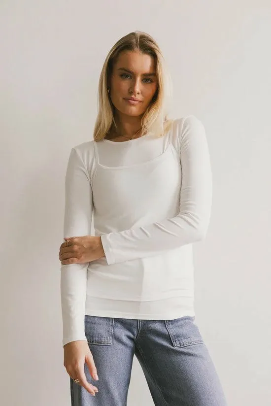 Bohme Annalise Knit Top In Ivory Ivory Women Tops